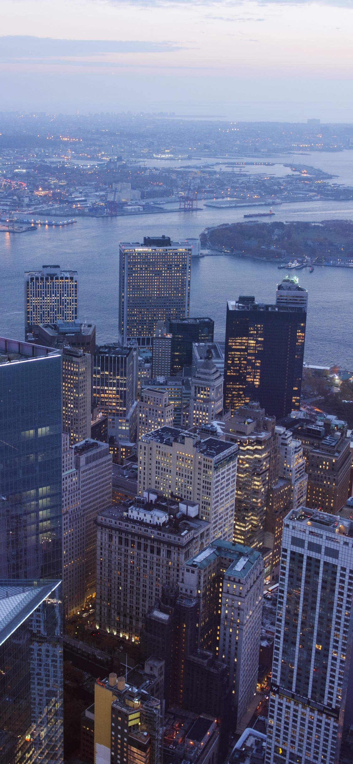 Aerial View of City Buildings During Daytime. Wallpaper in 1125x2436 Resolution
