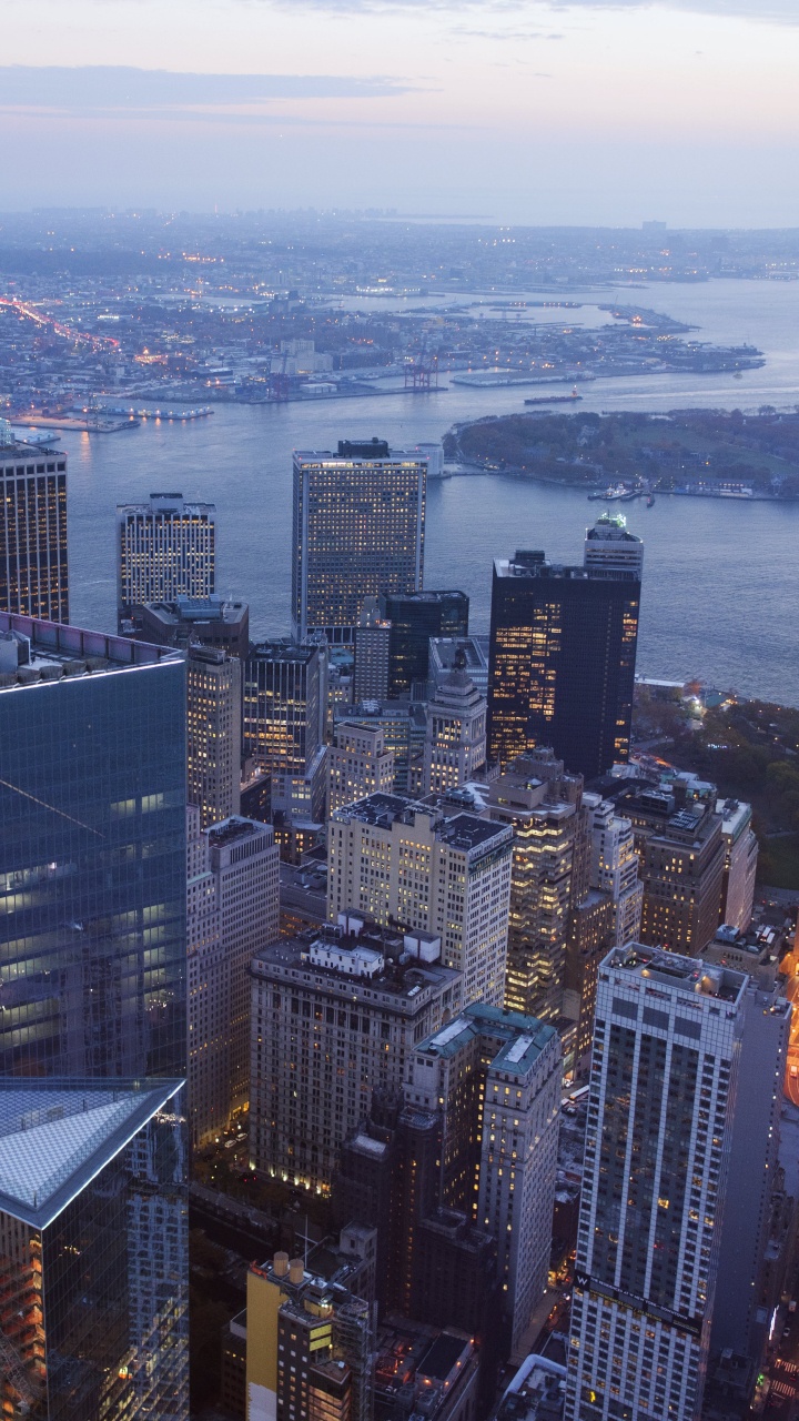 Aerial View of City Buildings During Daytime. Wallpaper in 720x1280 Resolution