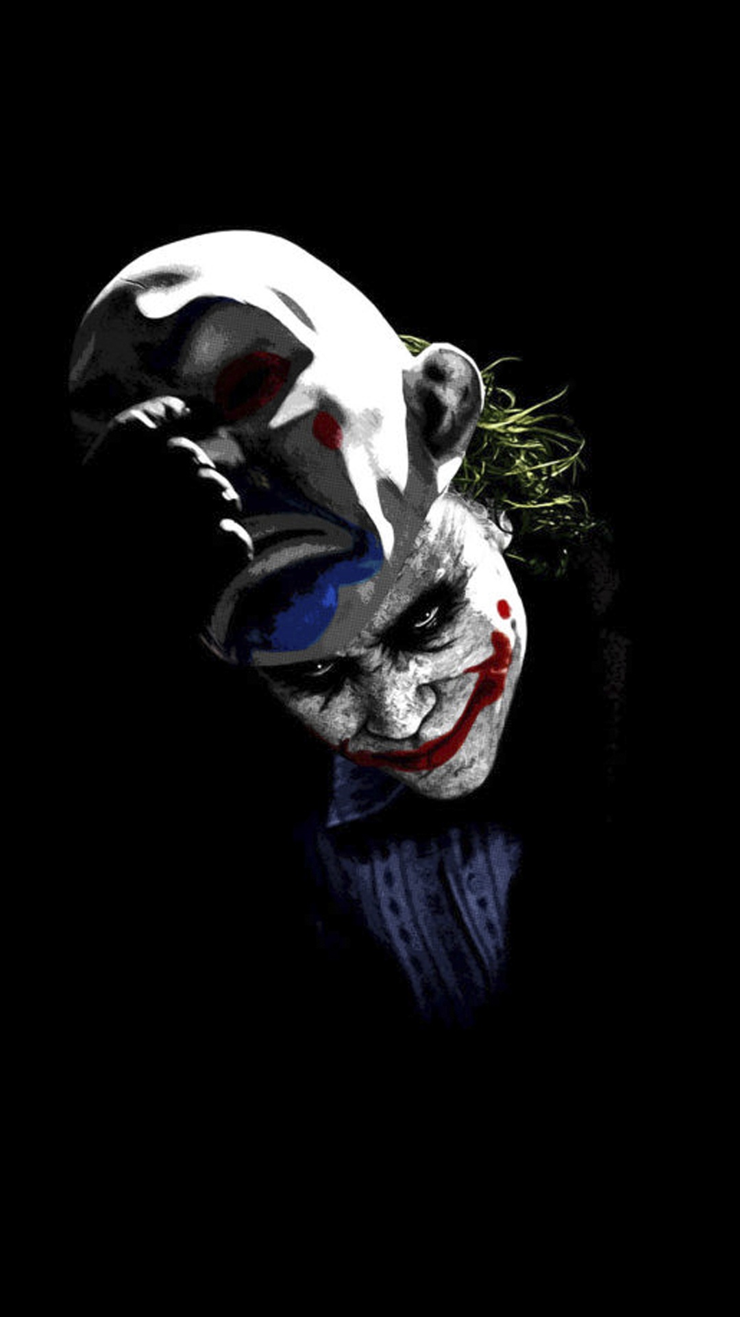 Seltener Joker, Joker, Harley Quinn, dc Comics, Malerei. Wallpaper in 1080x1920 Resolution