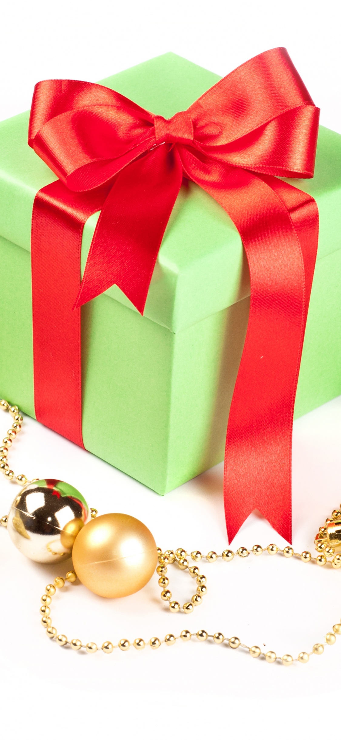 圣诞节的装饰品, 礼物, 圣诞节那天, 新的一年, 礼品包装 壁纸 1125x2436 允许