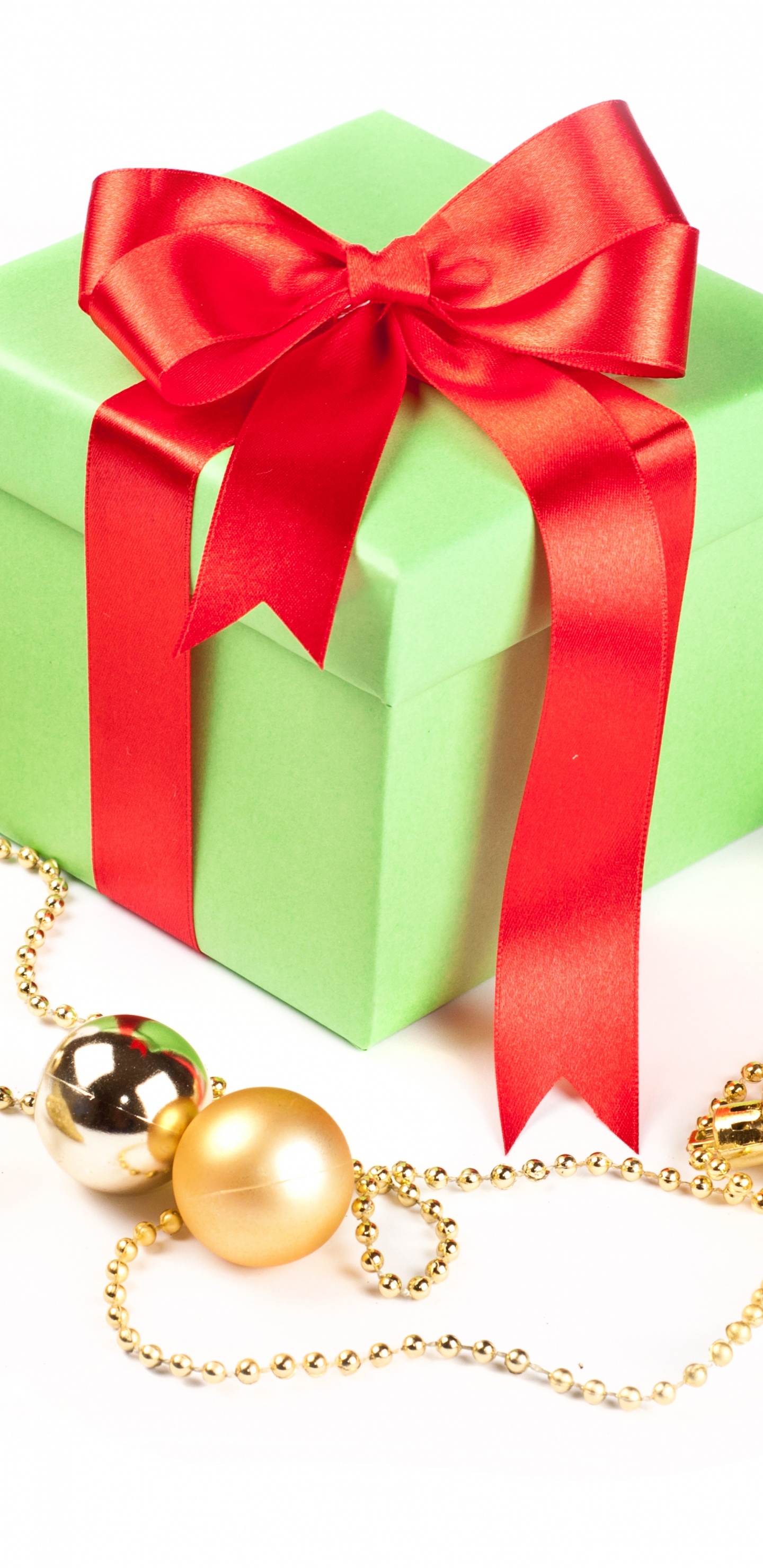 圣诞节的装饰品, 礼物, 圣诞节那天, 新的一年, 礼品包装 壁纸 1440x2960 允许