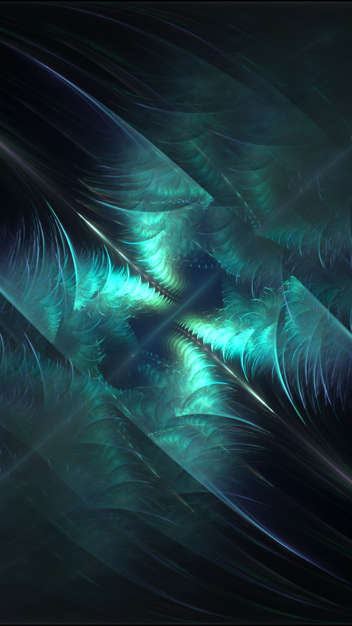 White and Green Feather in Close up Photography. Wallpaper in 720x1280 Resolution