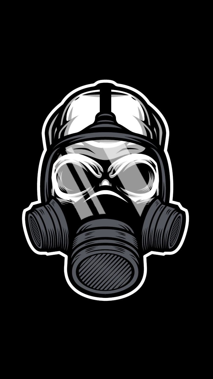 Masque à Gaz, Illustration, Tête, Matériel de Sport, L'équipement Audio. Wallpaper in 720x1280 Resolution