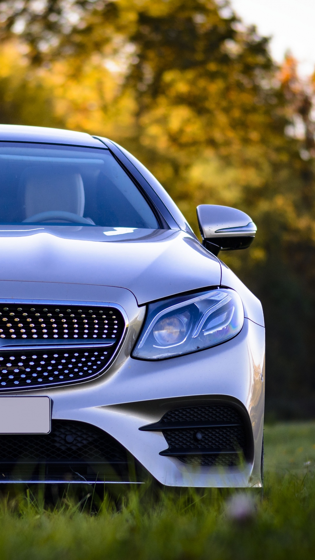 Mercedes Benz Clase c Blanco. Wallpaper in 1080x1920 Resolution