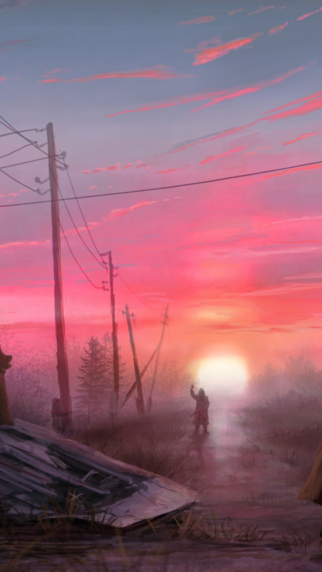 Stalker 2 The Return Of Old Friend. Wallpaper in 1080x1920 Resolution