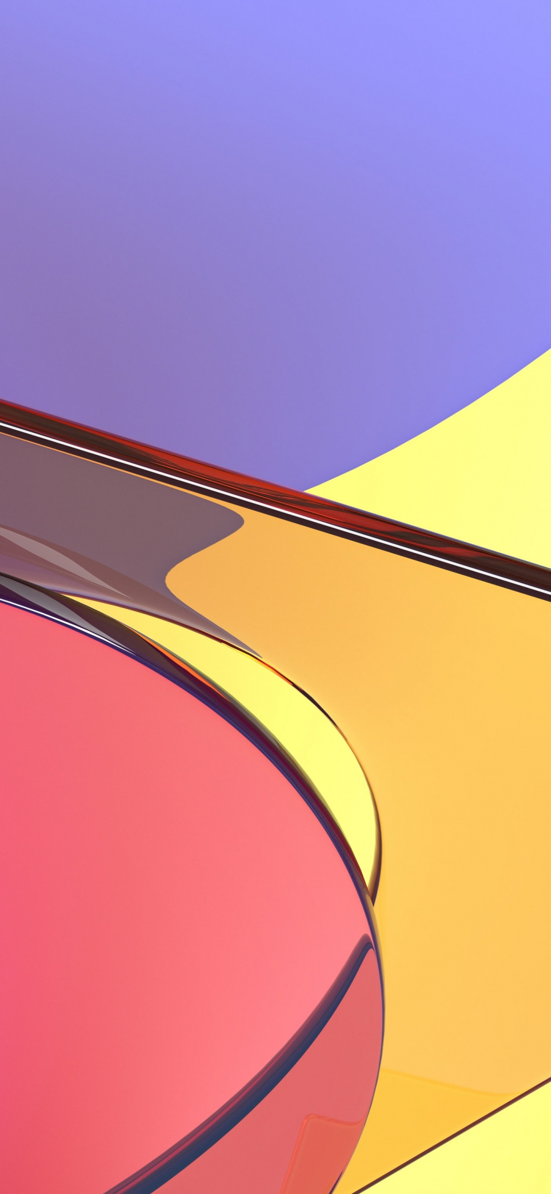 Gelb, Orange, Grafik-design, Moderne Kunst, Dreieck. Wallpaper in 1125x2436 Resolution