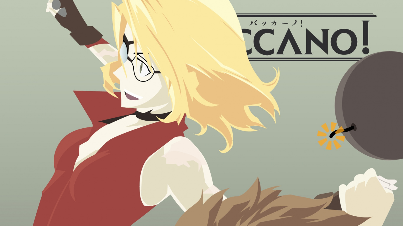 Gelbhaarige Weibliche Anime-Figur. Wallpaper in 1366x768 Resolution