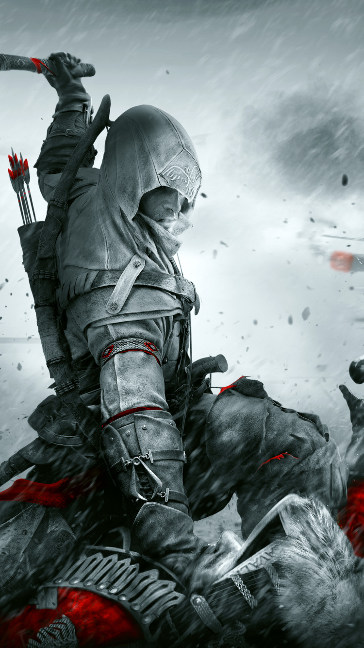 Assassins Creed 3 Remasterizado, Assassins Creed III, Ubisoft, Xbox One, Juego de Pc. Wallpaper in 750x1334 Resolution