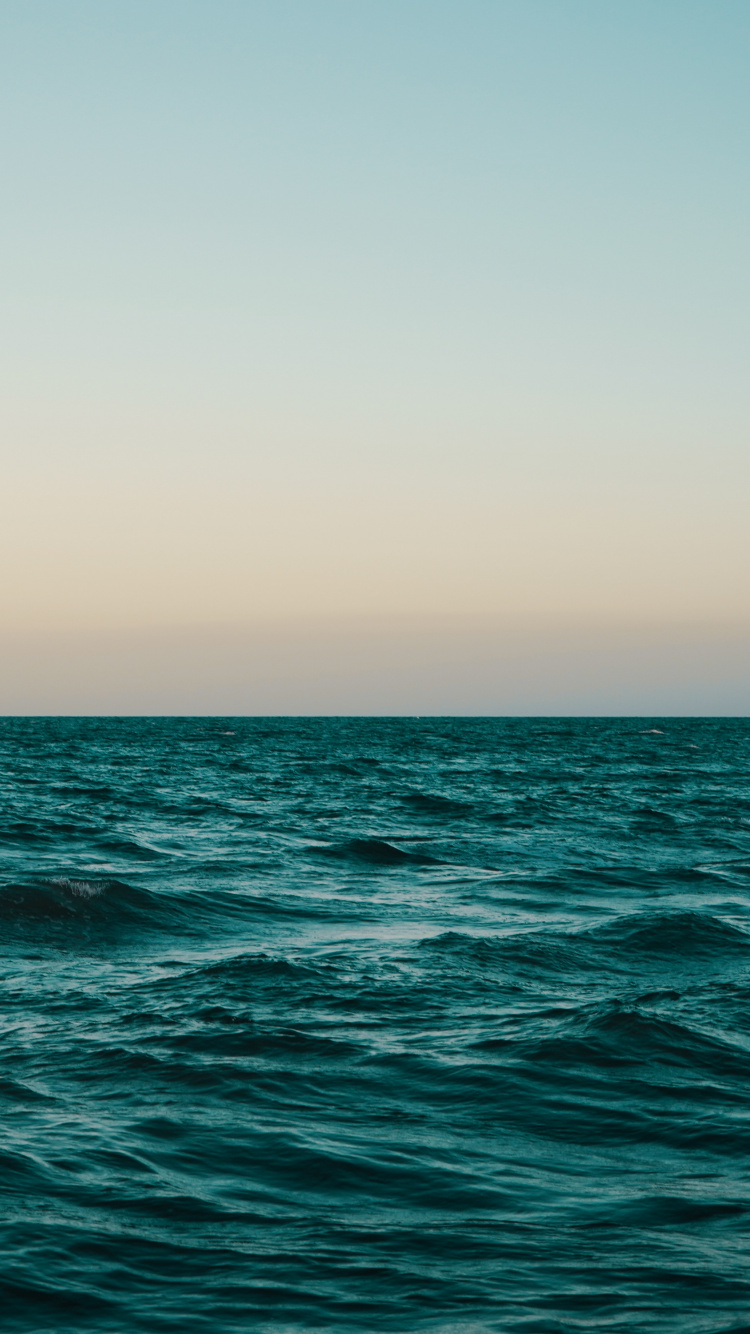 Mer, Horizon, Corps de L'eau, Eau, Aqua. Wallpaper in 750x1334 Resolution