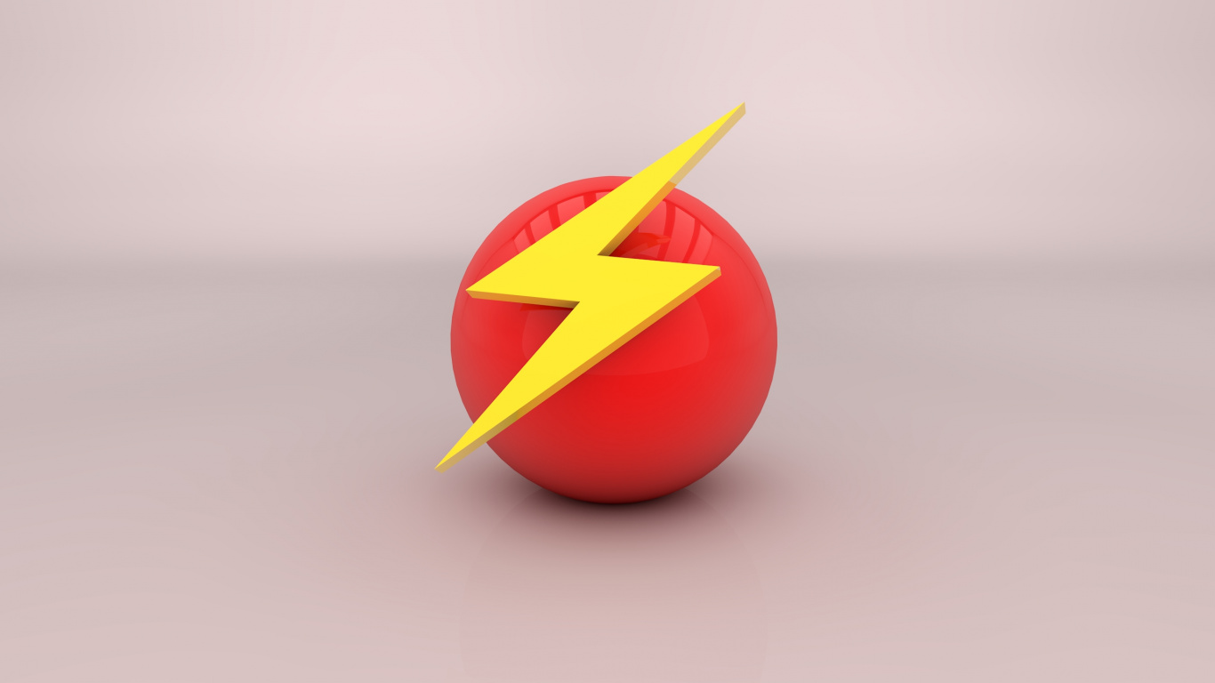 Red and Yellow Star Print Ball. Wallpaper in 1366x768 Resolution
