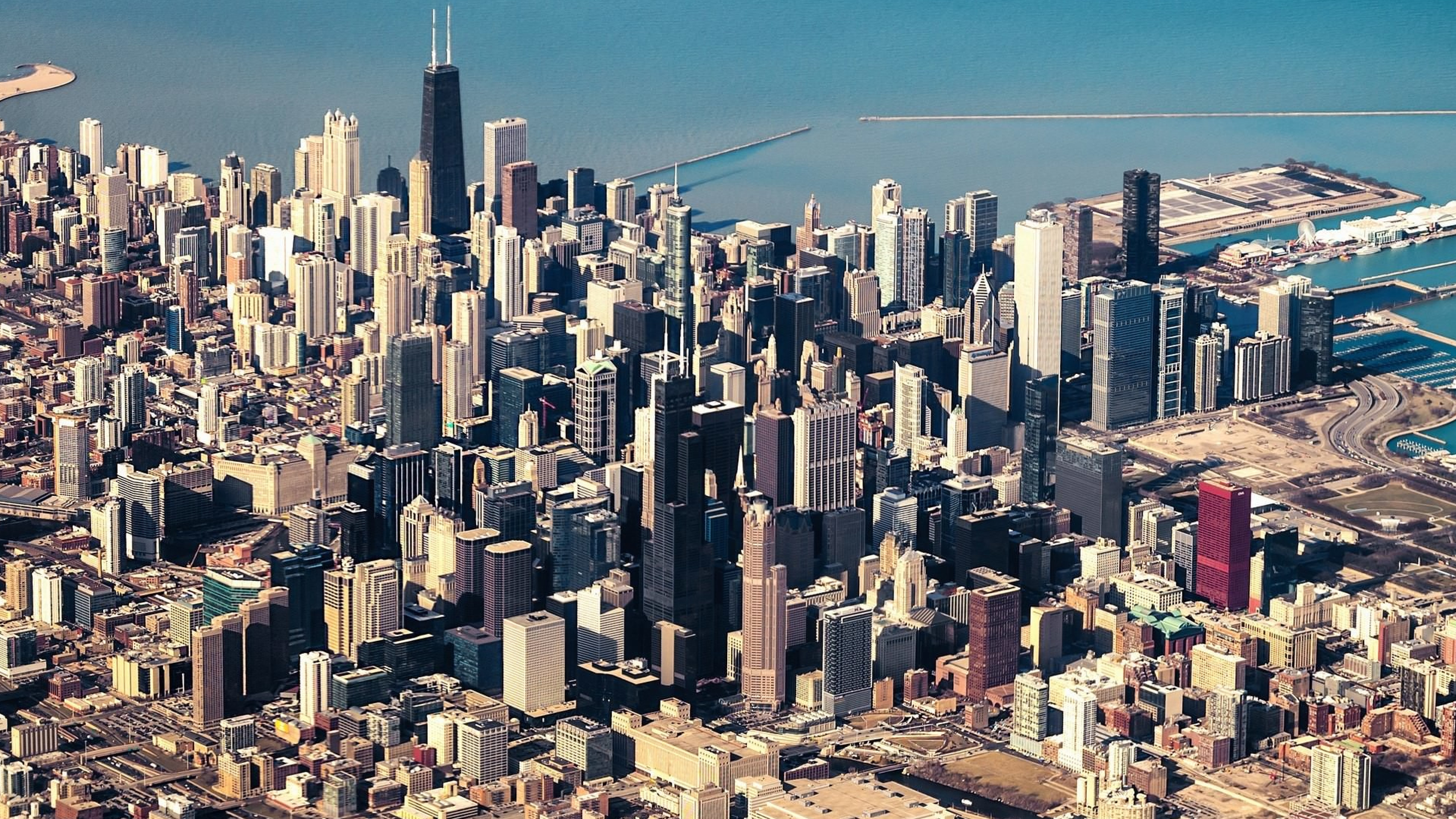 Aerial View of City Buildings During Daytime. Wallpaper in 3840x2160 Resolution