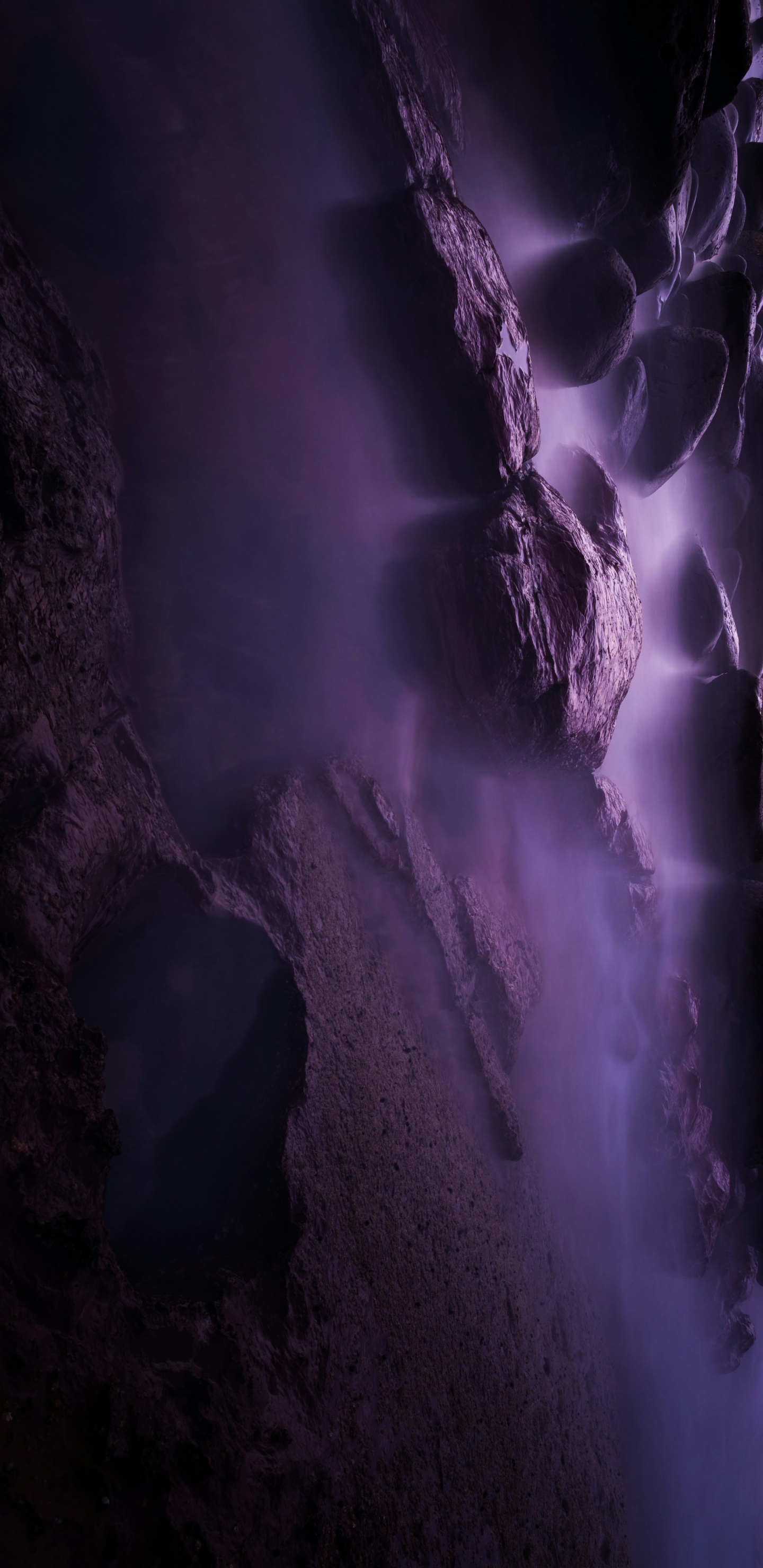 Atmosphere, Purple, Lightning, Cloud, Darkness. Wallpaper in 1440x2960 Resolution