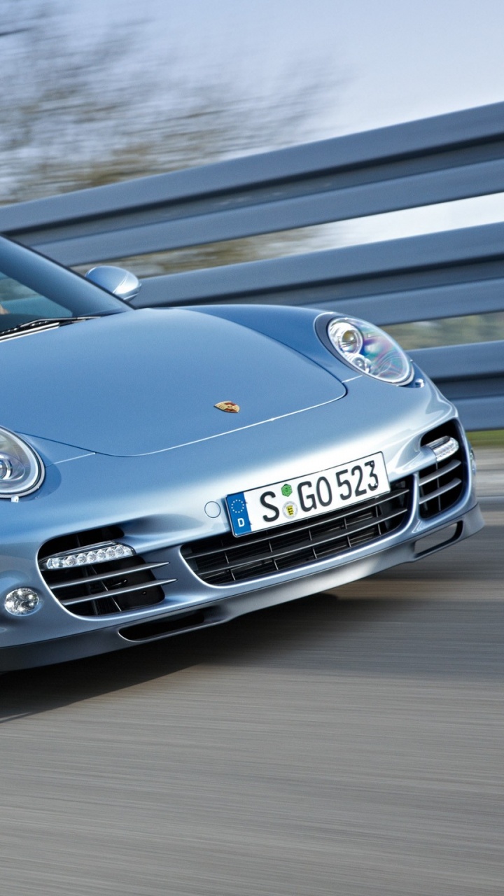 Blue Porsche 911 on Road During Daytime. Wallpaper in 720x1280 Resolution