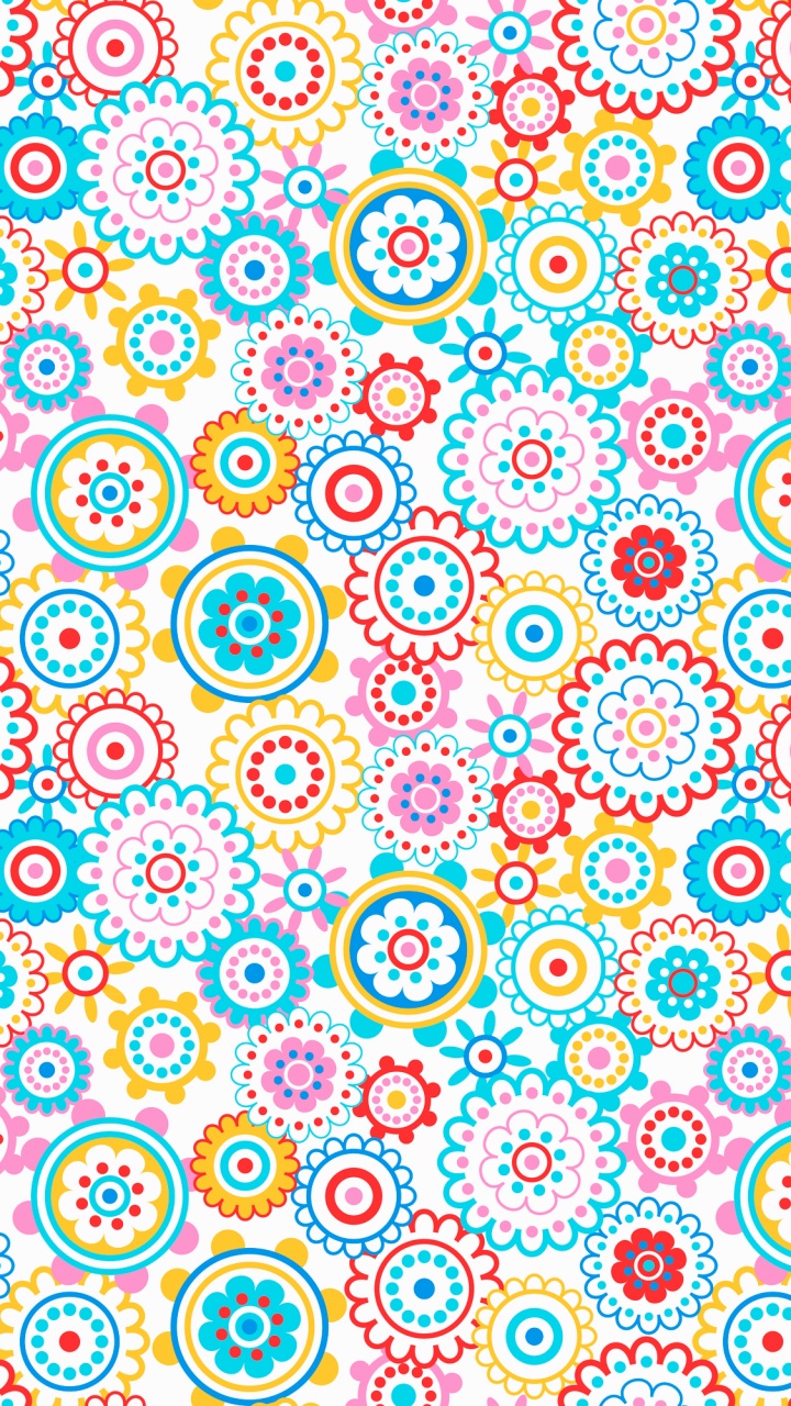 Peinture Abstraite Bleu Rose et Vert. Wallpaper in 720x1280 Resolution