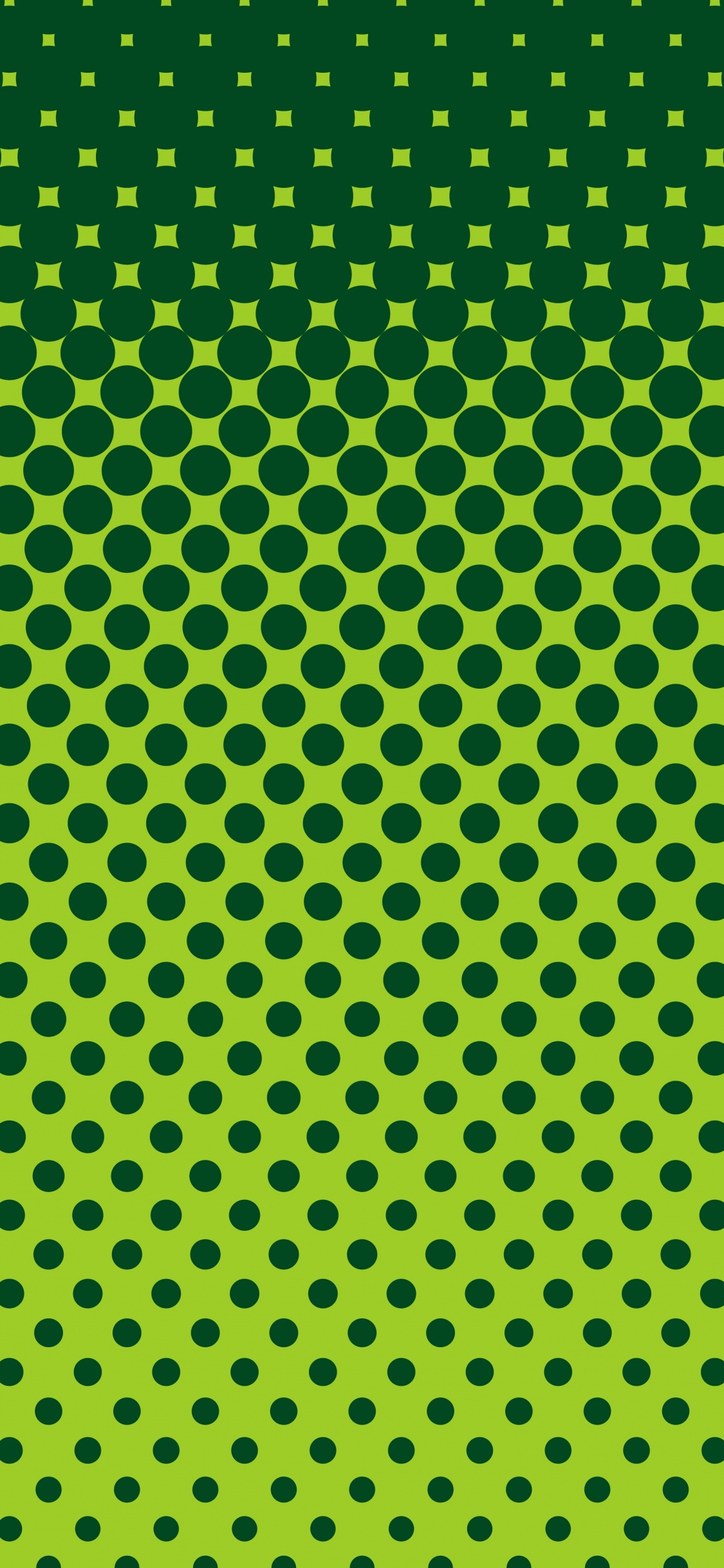 Grün-weiß Gepunktetes Textil. Wallpaper in 1125x2436 Resolution