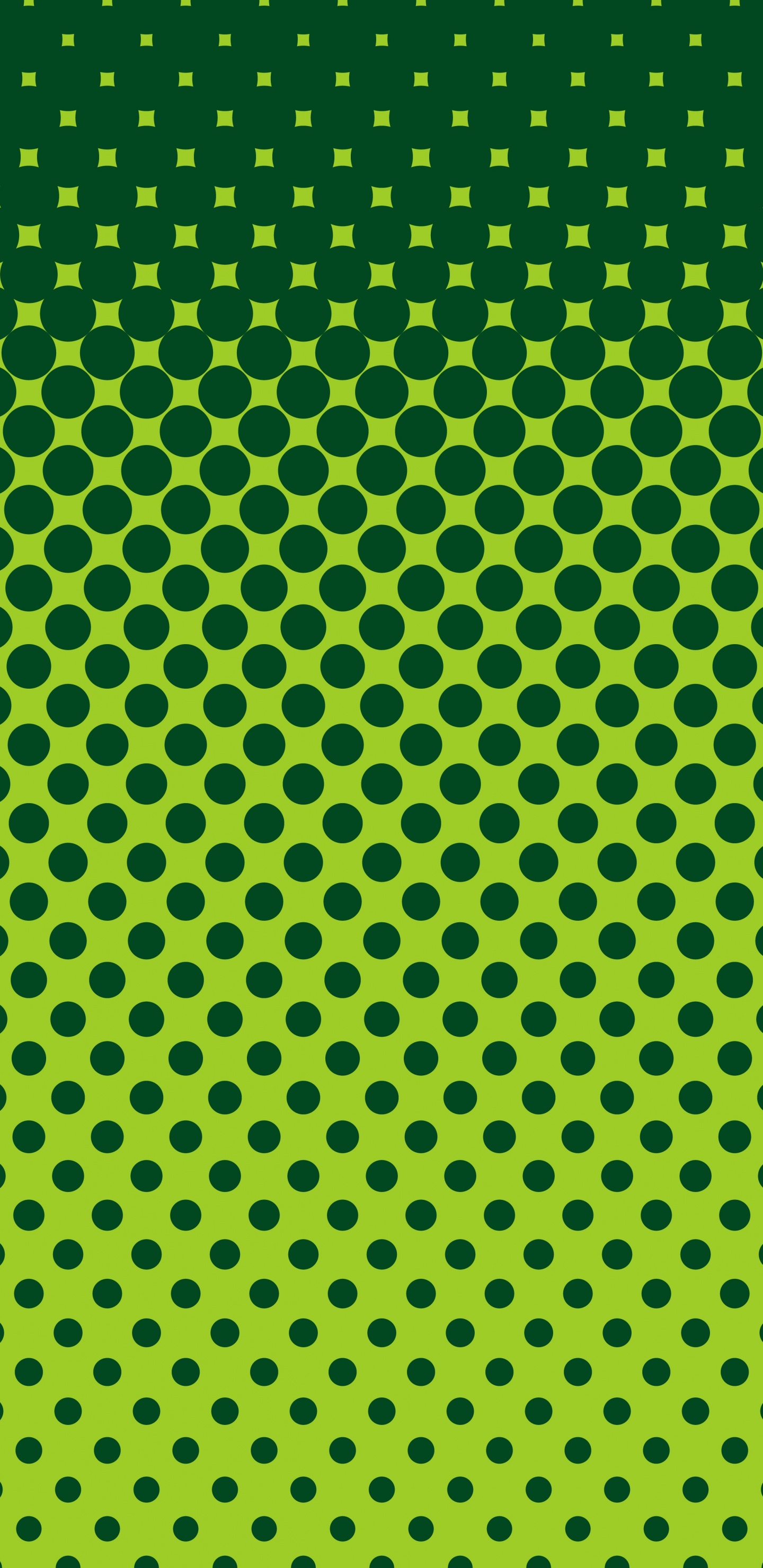 Grün-weiß Gepunktetes Textil. Wallpaper in 1440x2960 Resolution