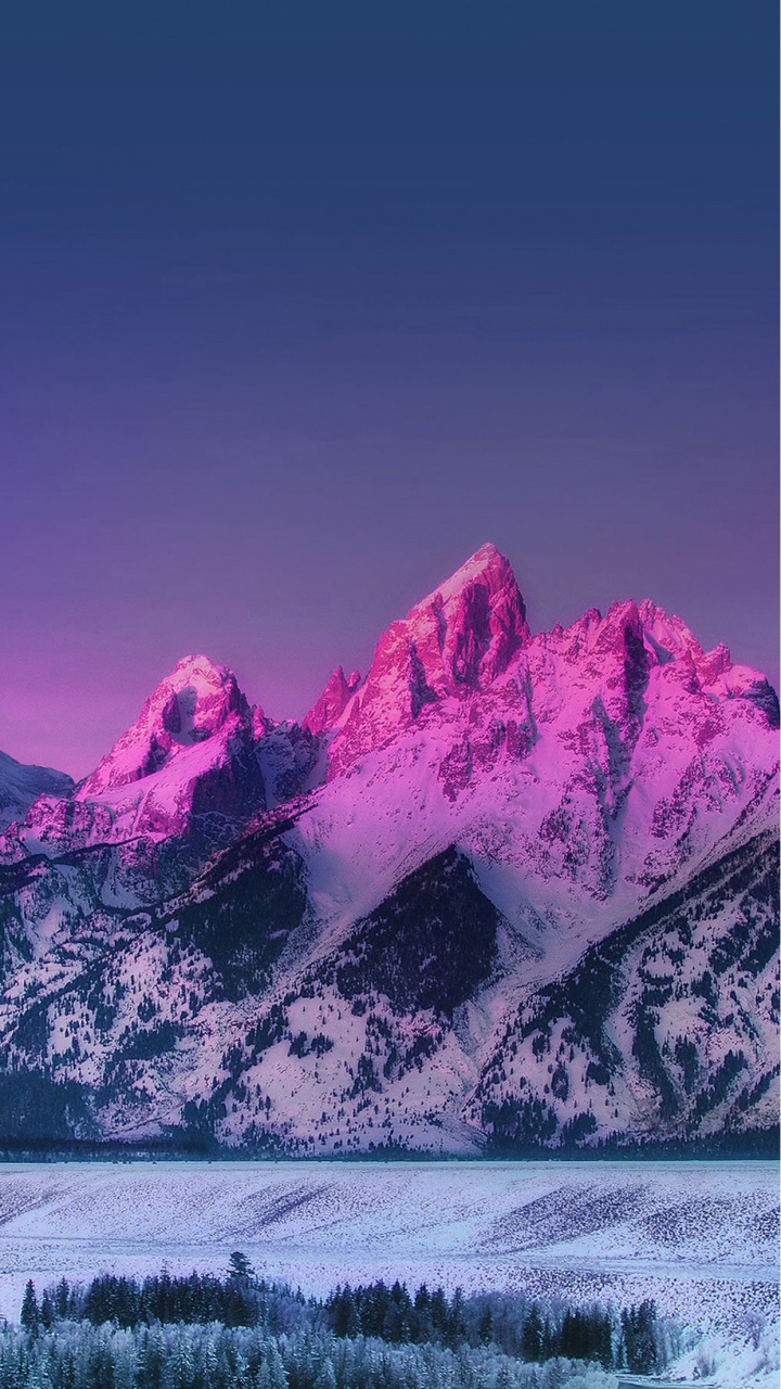 Grand Teton, Snake River, Snake River Overlook, Denali National Park and Preserve, National Park. Wallpaper in 720x1280 Resolution