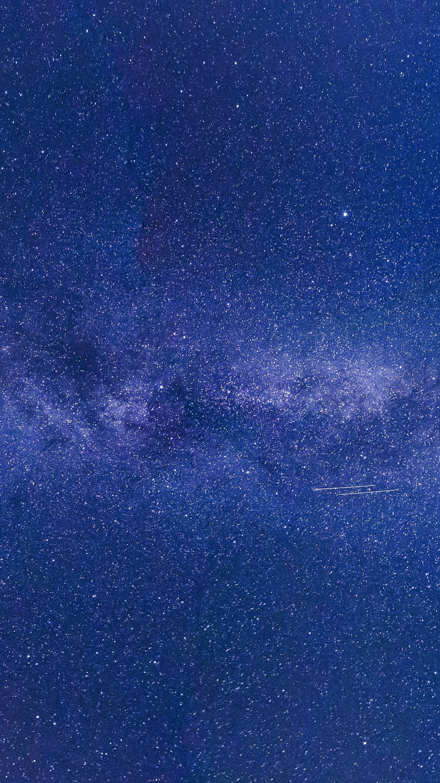 Blau-weißer Sternenhimmel. Wallpaper in 1440x2560 Resolution