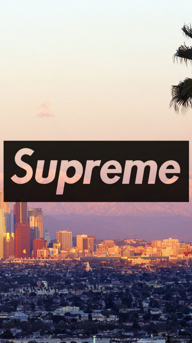 Supreme, City, Horizon, Skyline, Tree. Wallpaper in 750x1334 Resolution