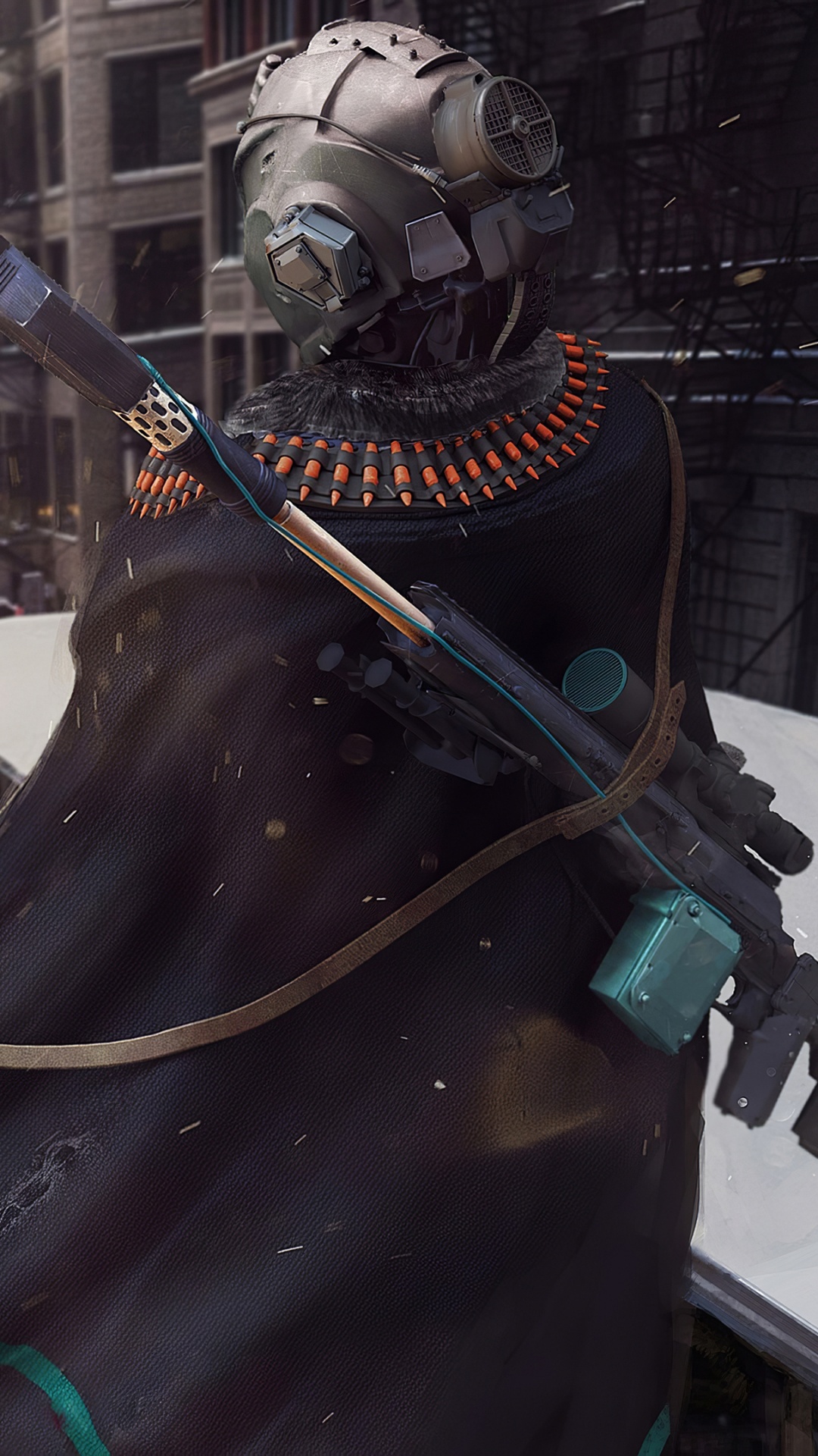 Urban Sniper Art, Art, Science Fiction, Work of Art, Artist. Wallpaper in 1080x1920 Resolution