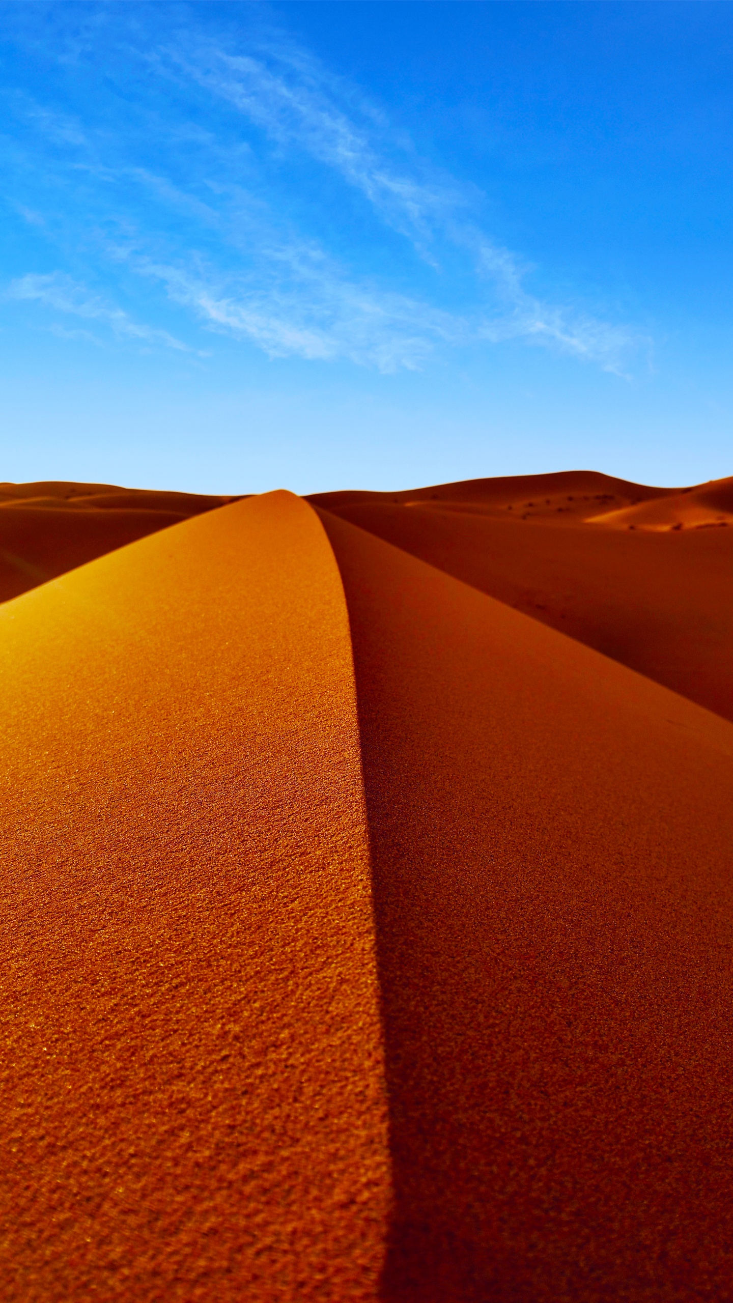 le Chant de Sable, Brown, Paysage Naturel, Orange, Pente. Wallpaper in 1440x2560 Resolution