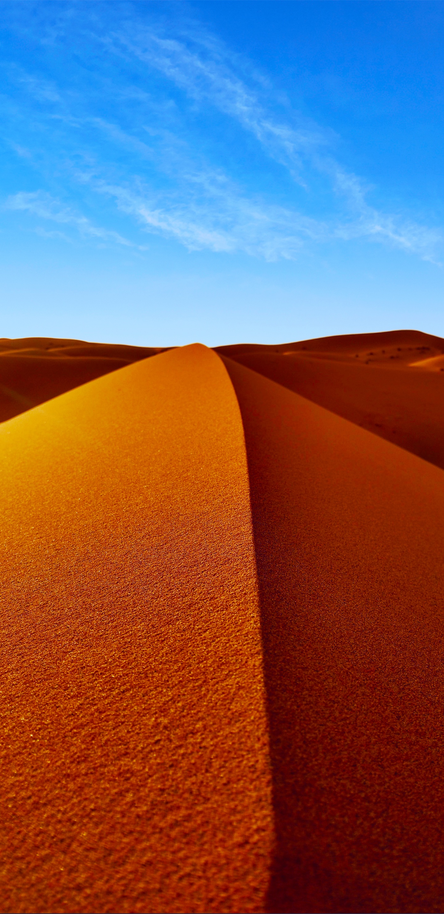 Singender Sand, Brown, Cloud, Naturlandschaft, Orange. Wallpaper in 1440x2960 Resolution