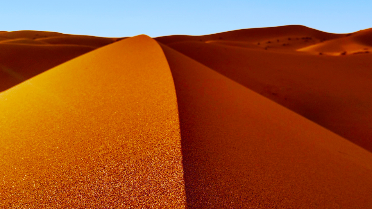 Singing Sand, Brown, Cloud, Natural Landscape, Orange. Wallpaper in 1280x720 Resolution