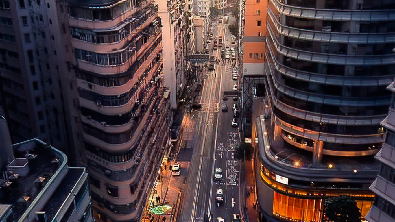 Gratte-ciel, Bâtiment, Lumière, Infrastructure, Tour de Bloc. Wallpaper in 1366x768 Resolution