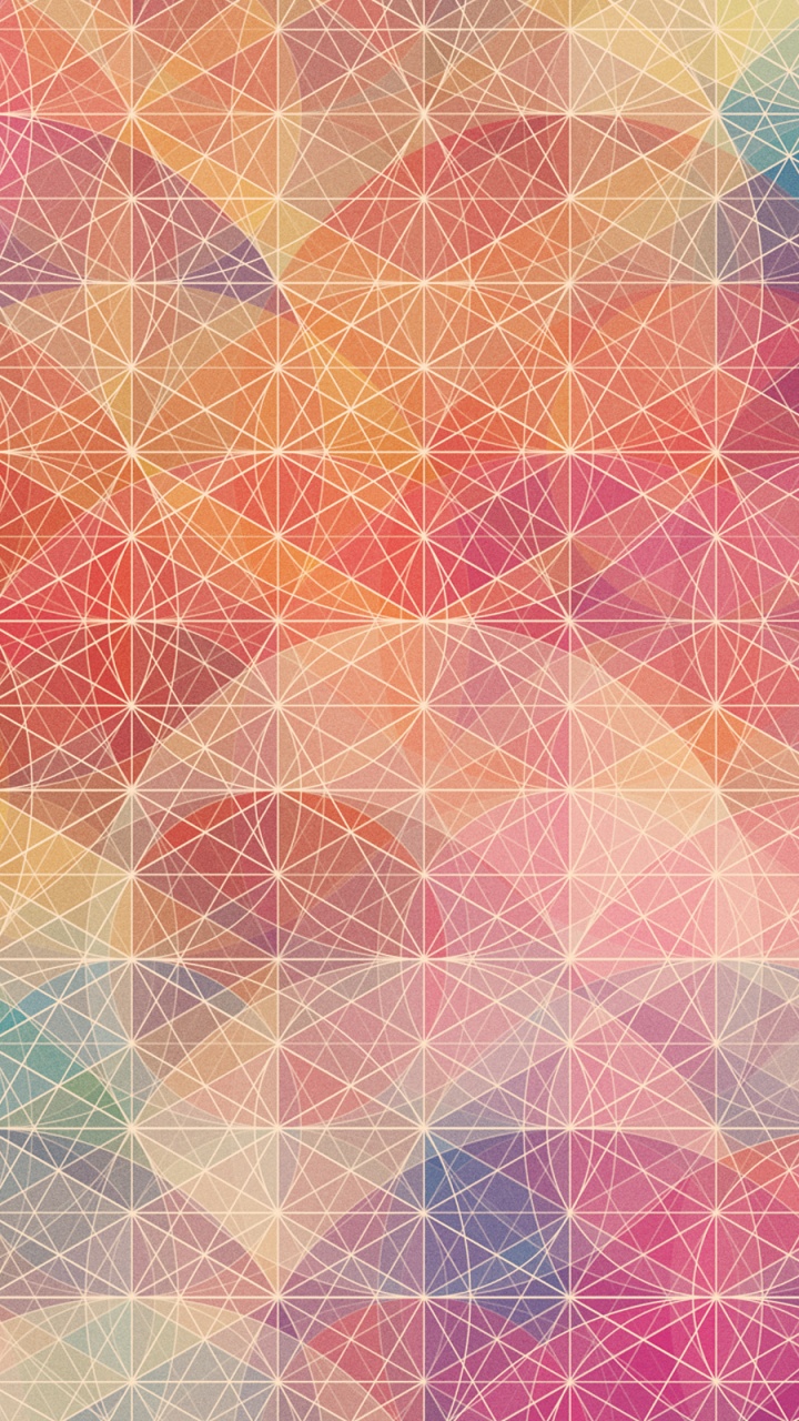 粉红色, 形状, 圆圈, 几何形状, 空间 壁纸 720x1280 允许