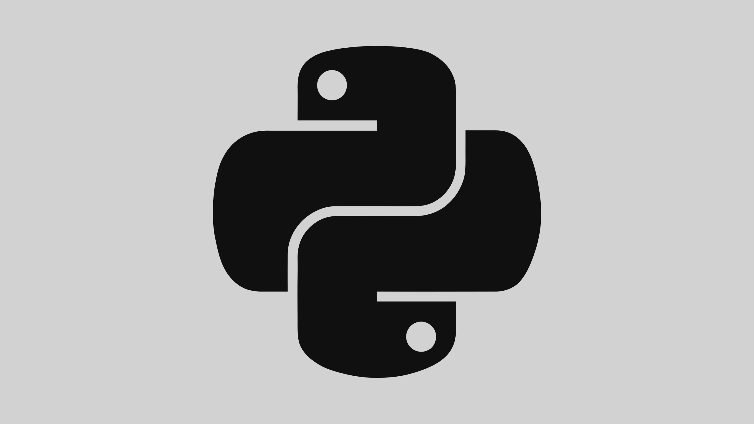 Logo Python, Python, Langage de Programmation, Logo, Permanent. Wallpaper in 2560x1440 Resolution