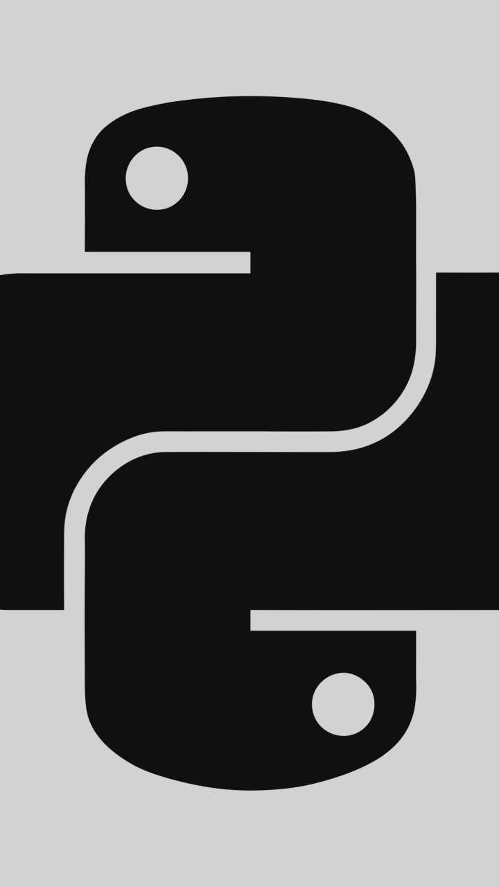 Logo Python, Pythonschlange, Programmiersprache, Firmenzeichen, Stehend. Wallpaper in 720x1280 Resolution