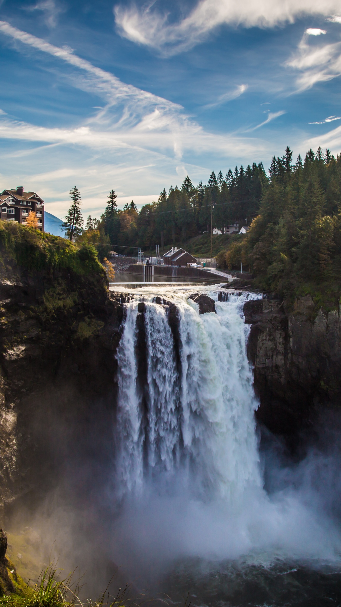 Snoqualmie, Cascada, Cuerpo de Agua, Naturaleza, Paisaje Natural. Wallpaper in 1440x2560 Resolution