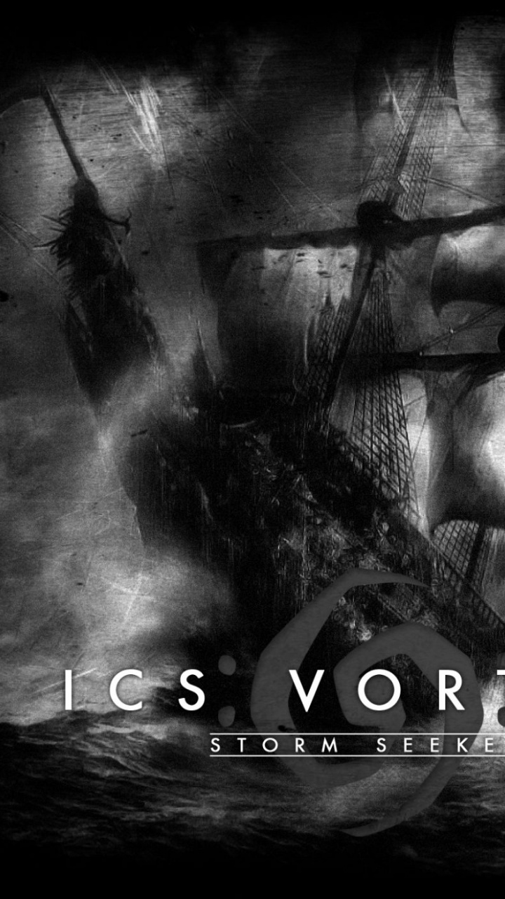 Flying Dutchman, Ghost Ship, Darkness, Black, Monochrome. Wallpaper in 720x1280 Resolution