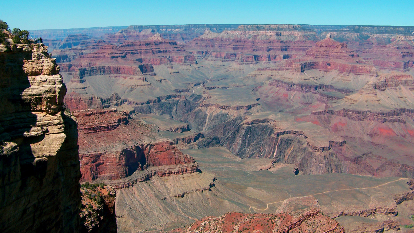 Brown Rock Formation Under Blue Sky During Daytime. Wallpaper in 1366x768 Resolution