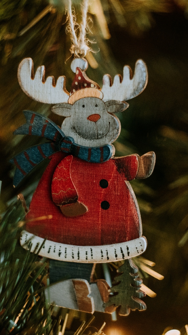 Weihnachten, Weihnachtsbaum, Christmas Ornament, Baum, Weihnachtsdekoration. Wallpaper in 720x1280 Resolution