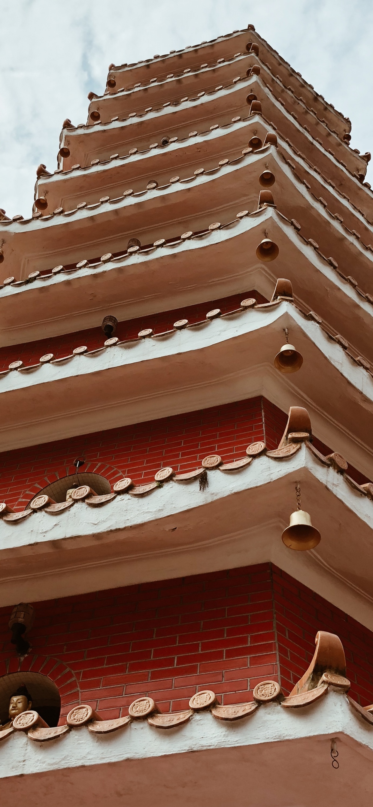 香港, 中国建筑, 建筑, 酒店, 红色的 壁纸 1242x2688 允许