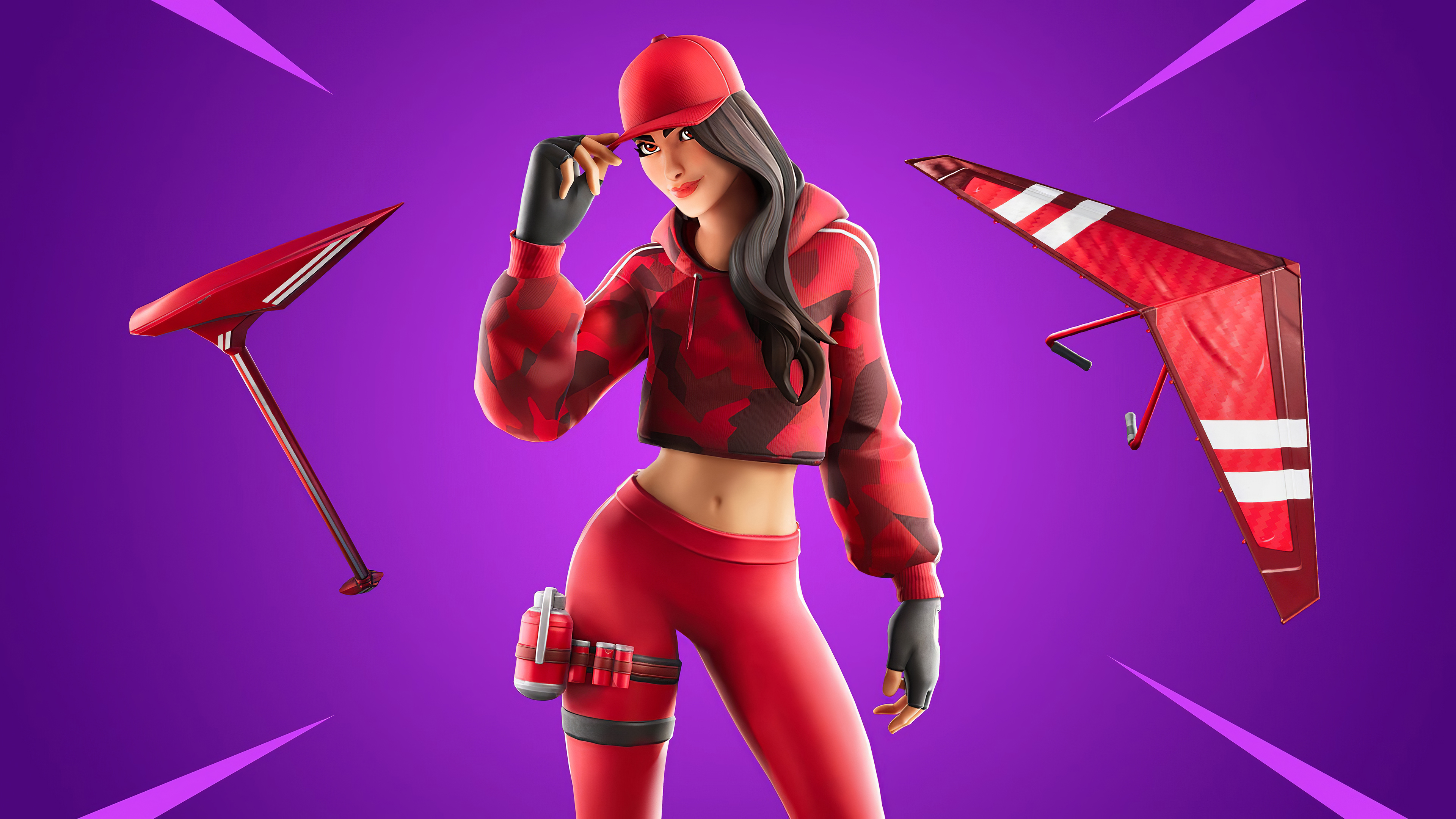 Fortnite Salva el Mundo, Epic Games, Rosa, Magenta, Músculos. Wallpaper in 3840x2160 Resolution