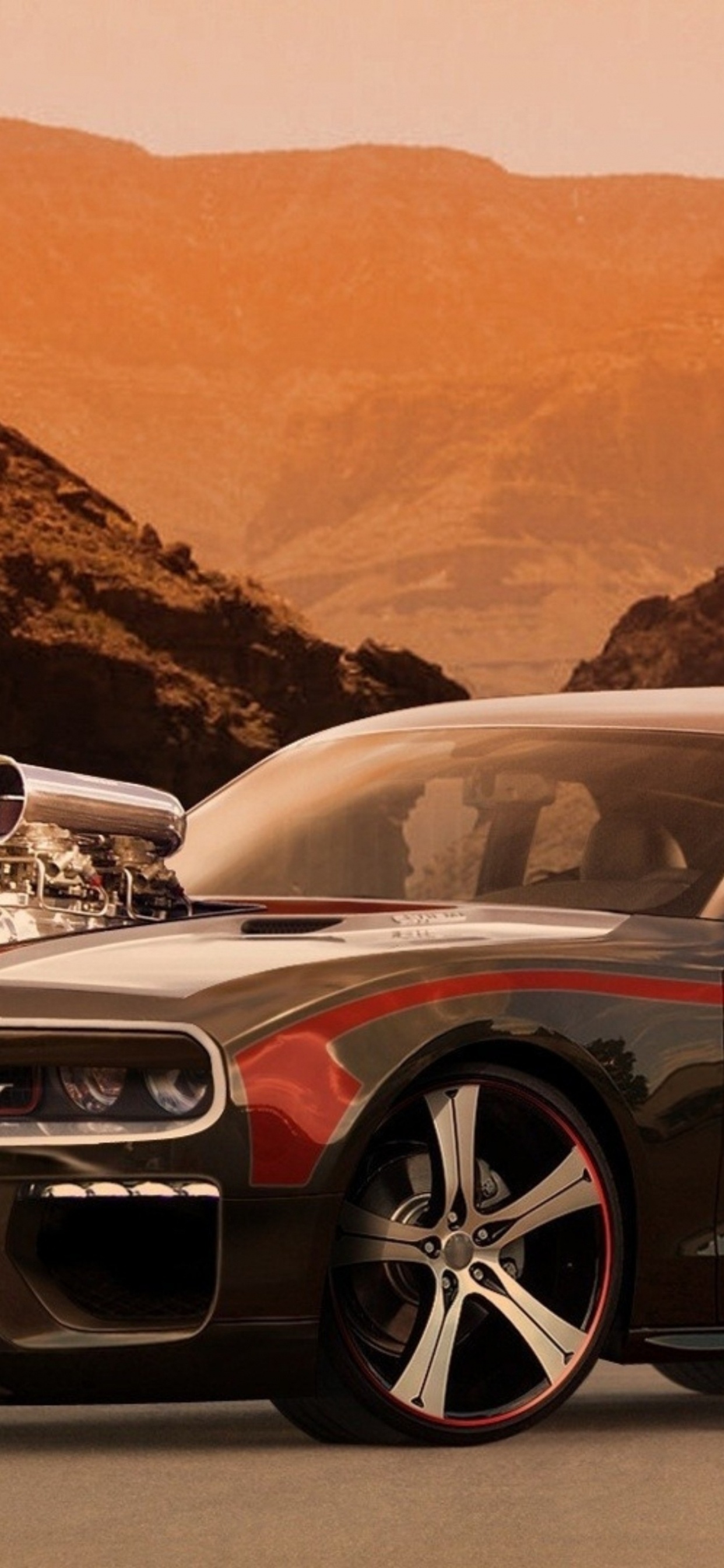 Mercedes Benz Coupe Negro en la Carretera Durante el Día. Wallpaper in 1242x2688 Resolution