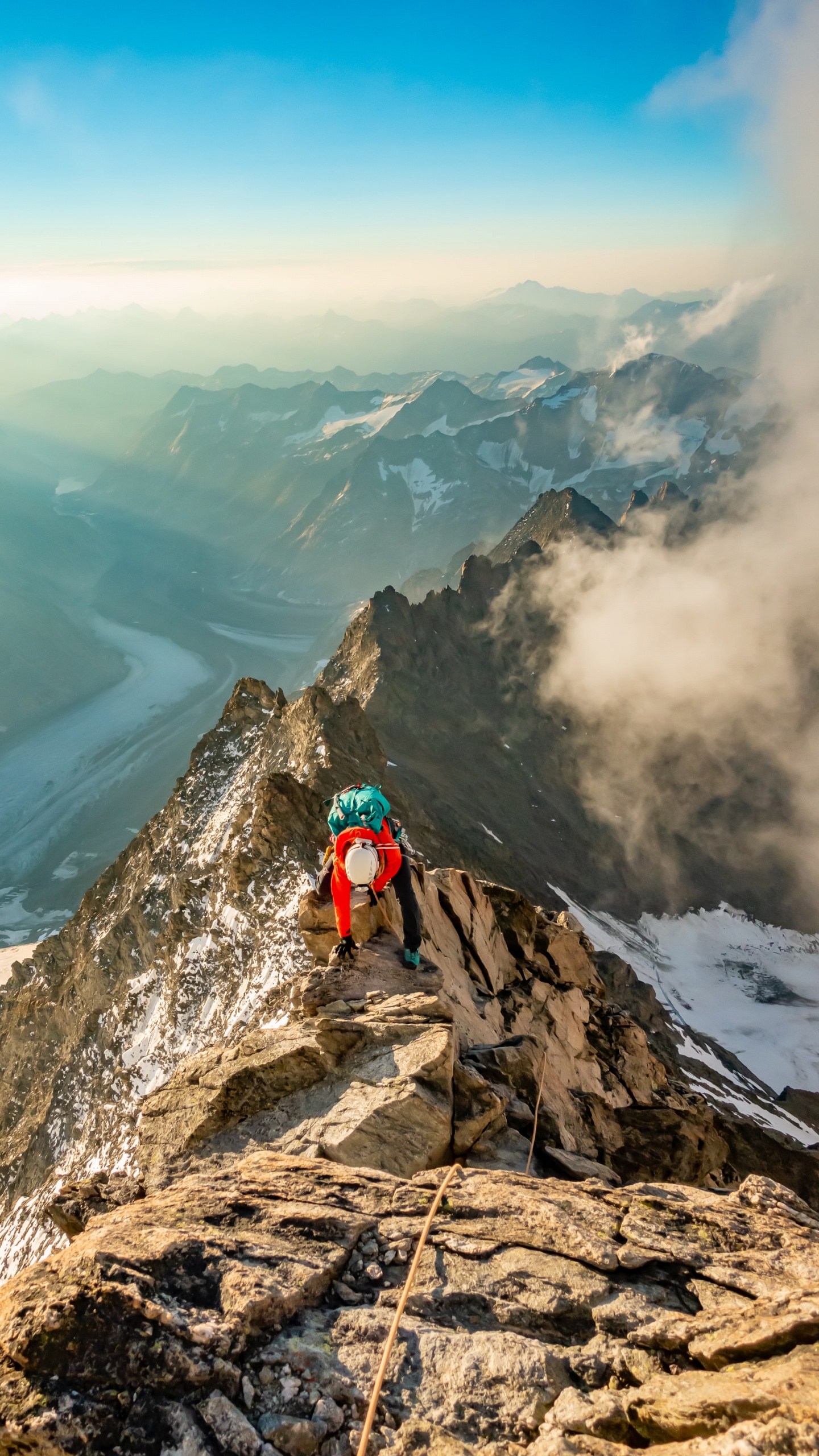 Aventura de Montaña, Aventura, Alpinismo, Montaña, Senderismo. Wallpaper in 1440x2560 Resolution