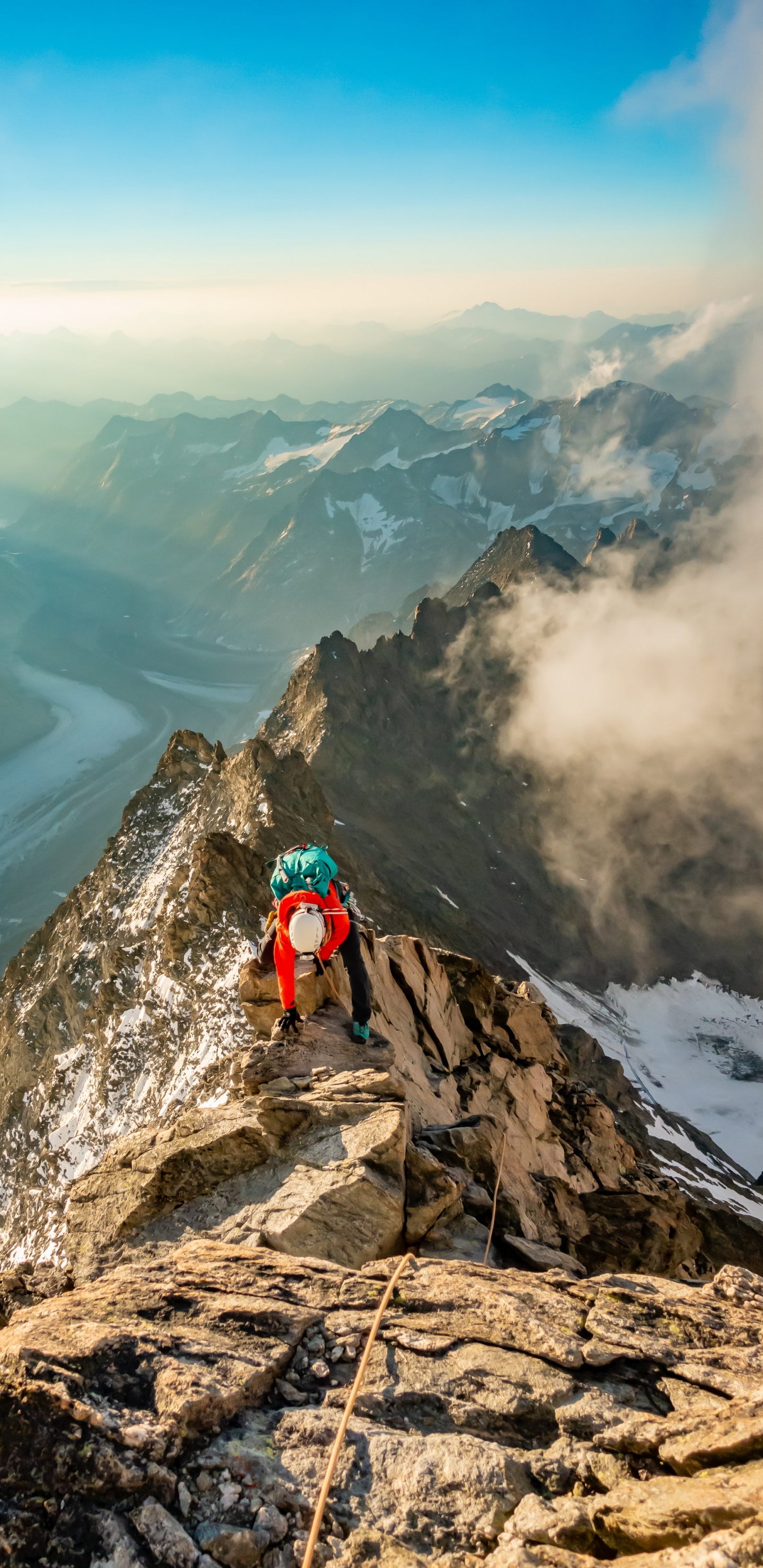 Aventura de Montaña, Aventura, Alpinismo, Montaña, Senderismo. Wallpaper in 1440x2960 Resolution