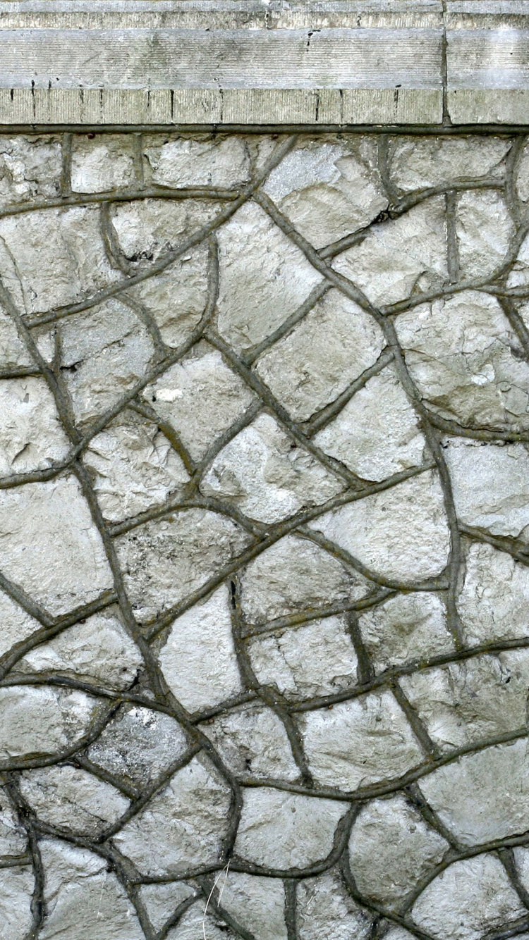 Mur de Briques de Béton Gris Pendant la Journée. Wallpaper in 750x1334 Resolution