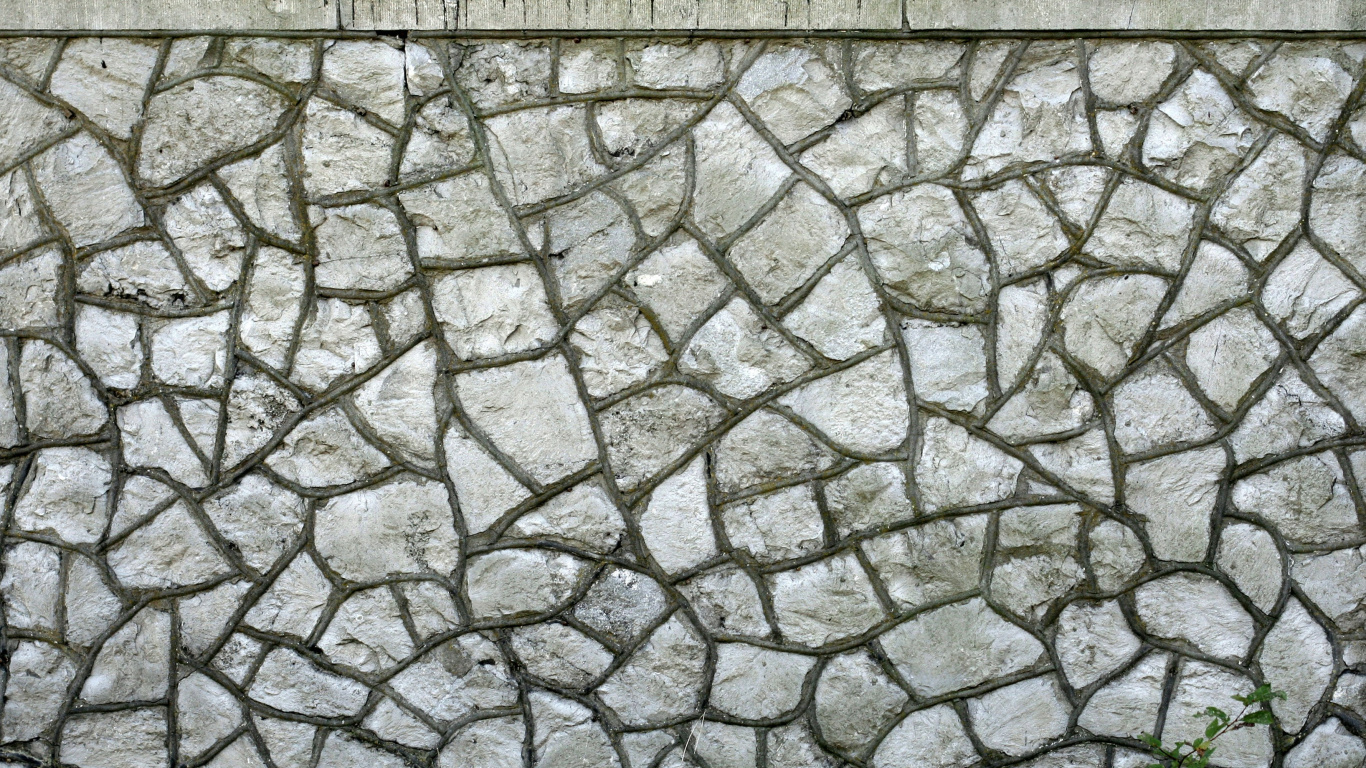 Grey Concrete Brick Wall During Daytime. Wallpaper in 1366x768 Resolution