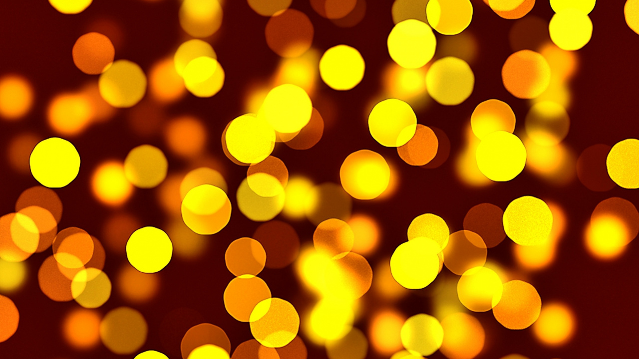 Luces Bokeh Amarillas y Blancas. Wallpaper in 1280x720 Resolution