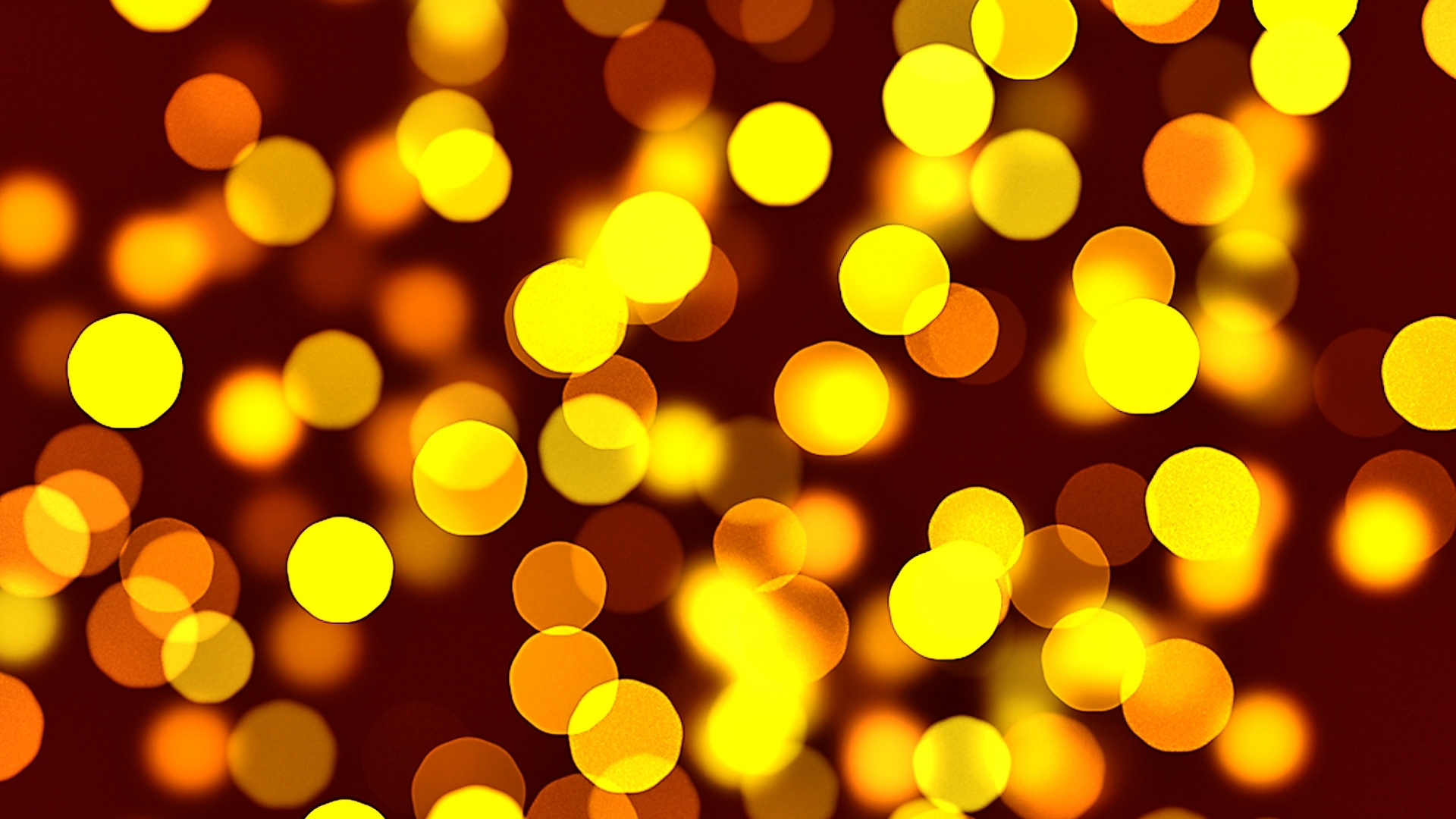 Luces Bokeh Amarillas y Blancas. Wallpaper in 1920x1080 Resolution