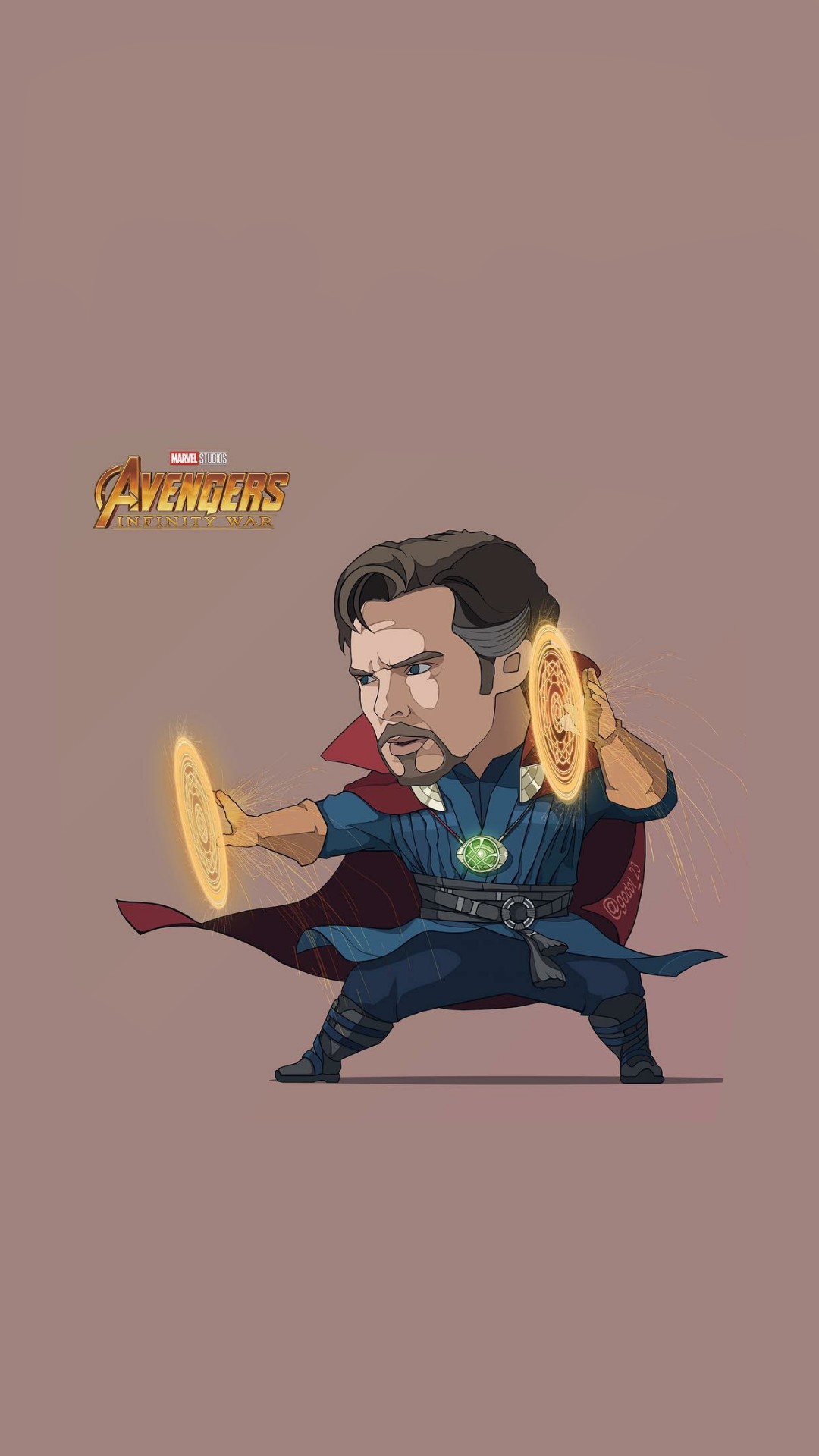 Cartoon, Spider-man, Kunst, Marvel Comics, Chibi. Wallpaper in 1080x1920 Resolution