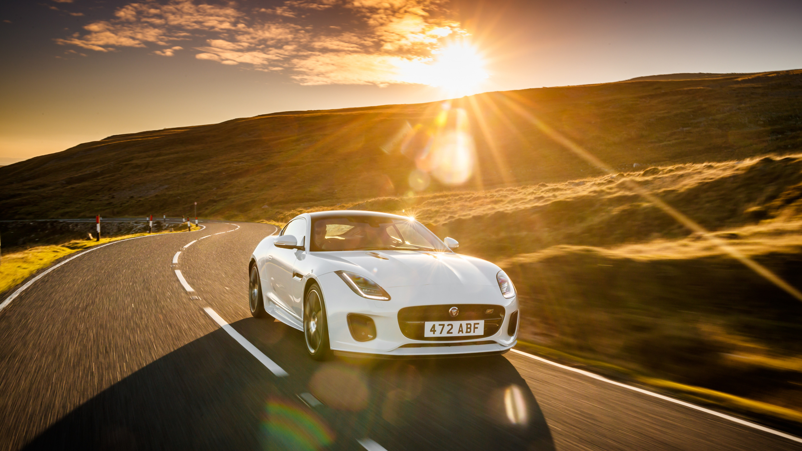 White Audi r 8 on Road During Daytime. Wallpaper in 2560x1440 Resolution
