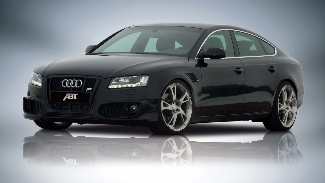 Black Mercedes Benz Coupe on White Surface. Wallpaper in 1280x720 Resolution