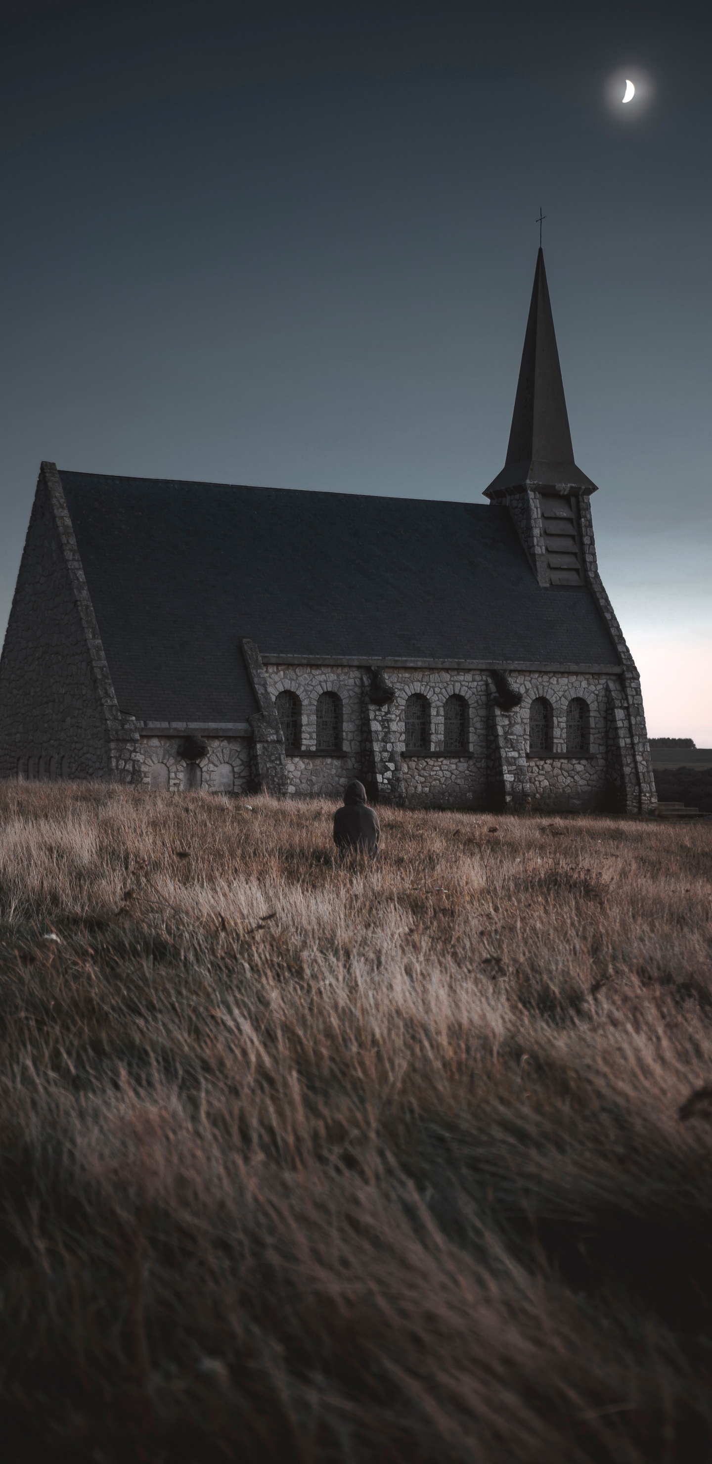 Light, Night, Atmosphere, Architecture, House. Wallpaper in 1440x2960 Resolution