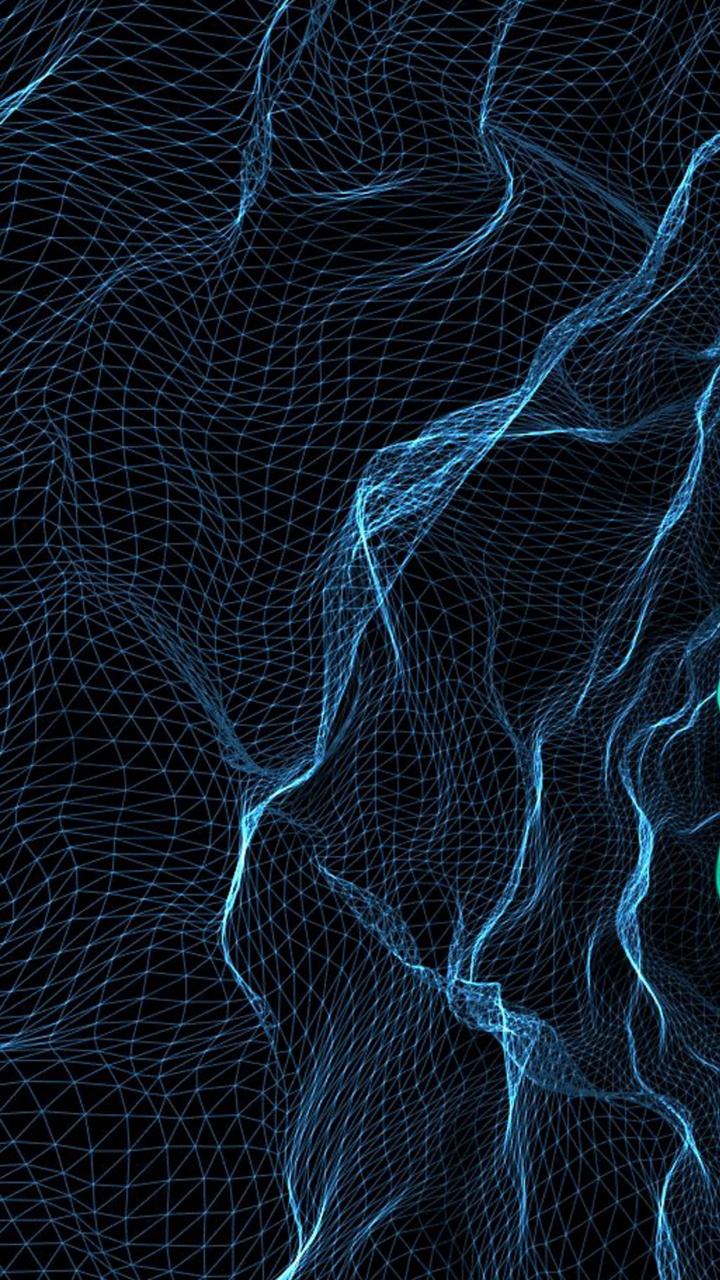 Blue and White Abstract Painting. Wallpaper in 720x1280 Resolution