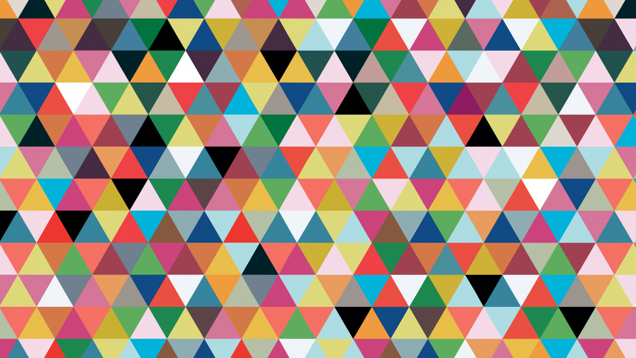三角形, 对称, 广场, 多边形, 几何形状 壁纸 1280x720 允许
